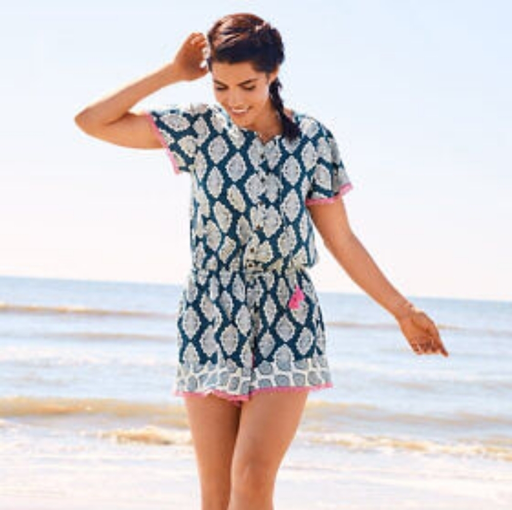 Matilda Jane On The Fringe romper az medium new with tags